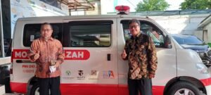 Kreasi Prima Nusantara (Kreasi Prima Land) melakukan Aksi Kemanusiaan menyumbangkan satu unit Mobil Jenazah Bersama HIMPERRA, MAPI SABER PUNGLI dan IAITB di acara HUT PMI KE 76 