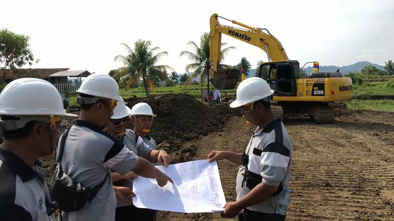 Pengurugan Lahan Proyek Perumahan Pesona Prima 7 Rajamandala