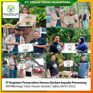 Penyerahan Hewan Qurban Kepada Konsumen Kreasi Prima Land