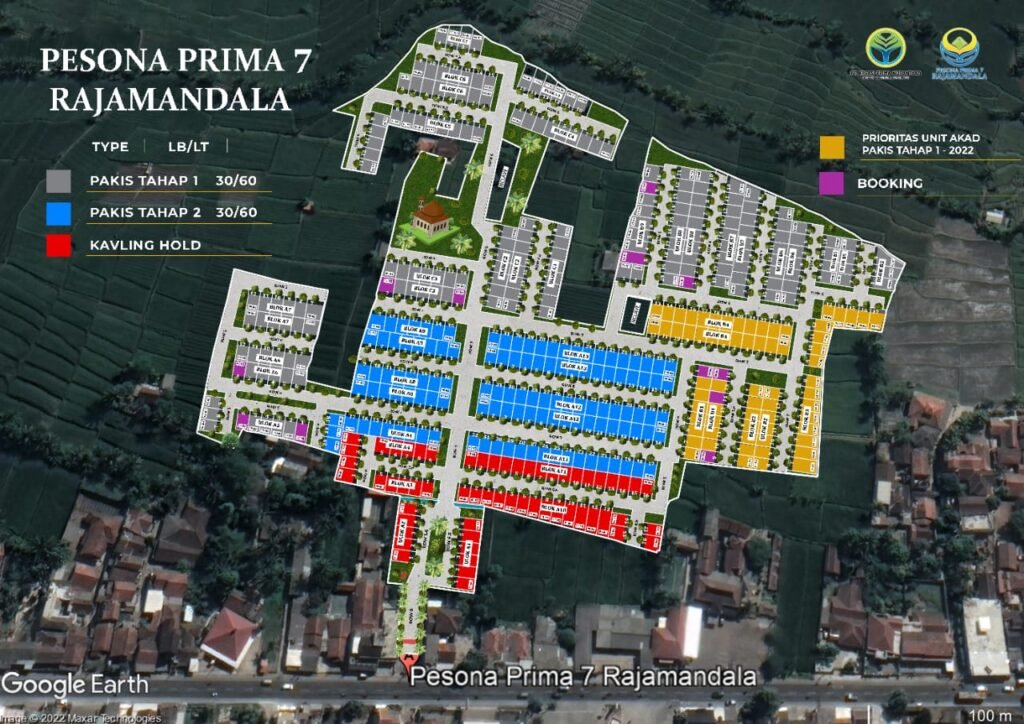 Site Plan Perumahan Subsidi Bandung Barat Pesona Prima 7 Rajamandala