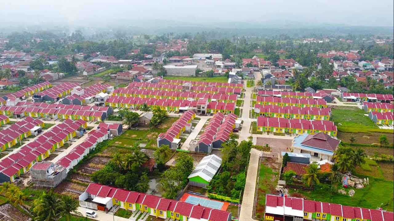 Drone View Perumahan KPR Subsidi Bandung