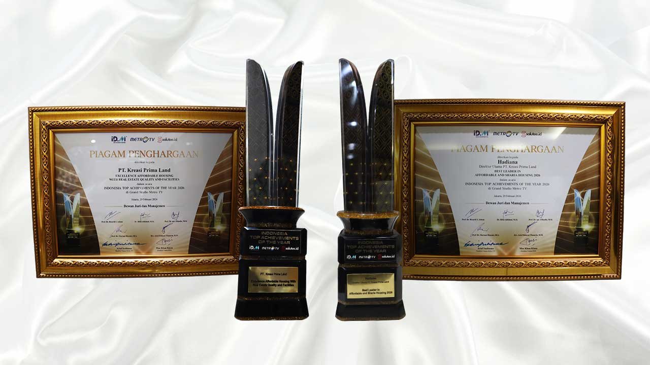 Kreasi Prima Land Raih Dua Penghargaan Bergengsi di Indonesia Top Achievement of The Year 2026
