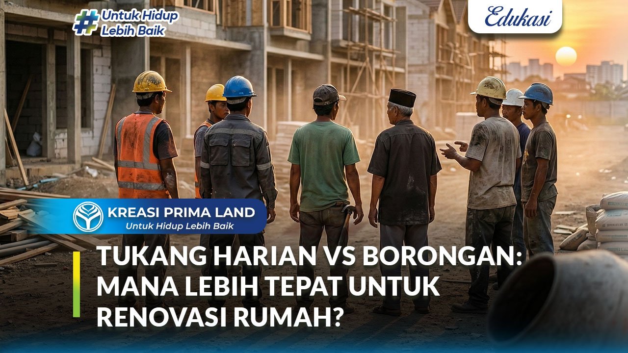 Pilih Tukang Harian atau Borongan untuk Renovasi Rumah Ini Pertimbangannya dari Perspektif Hunian Syariah