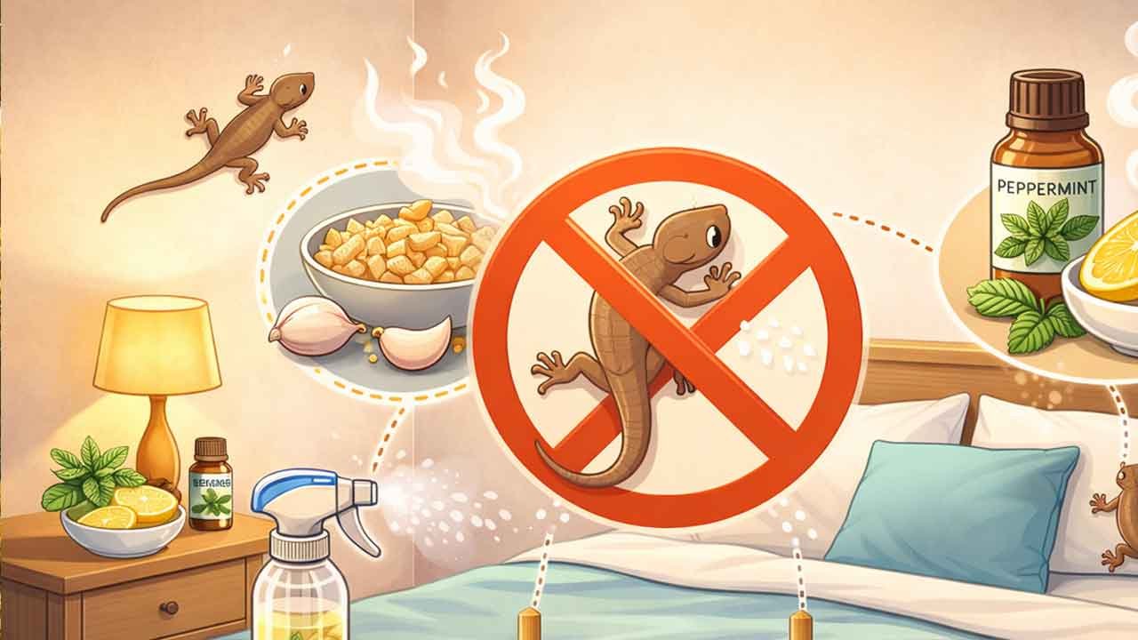 Cara Mengusir Cicak di Kamar Secara Alami, Aman, dan Menjaga Kebersihan Rumah