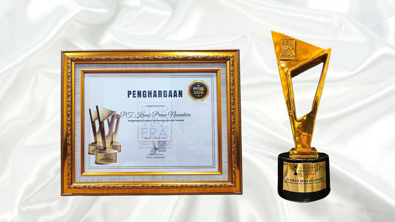 PT Kreasi Prima Nusantara Raih Penghargaan Pengembang Properti Syariah Terbaik di Anugerah FORWAPERA 2026