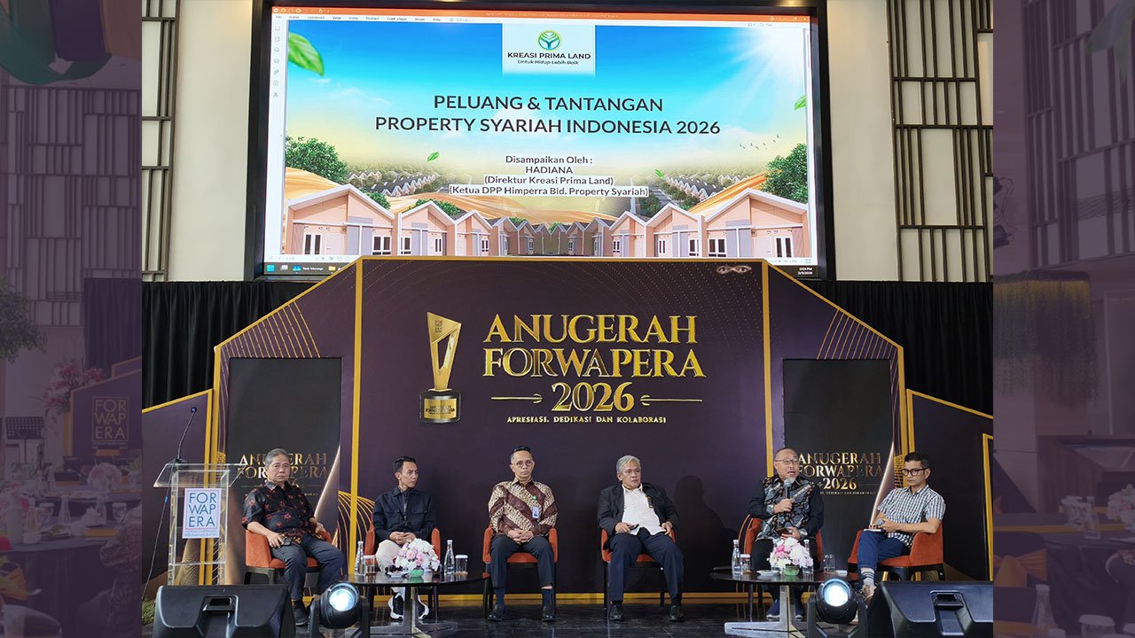 PT Kreasi Prima Nusantara Raih Penghargaan Pengembang Properti Syariah Terbaik di Anugerah FORWAPERA 2026