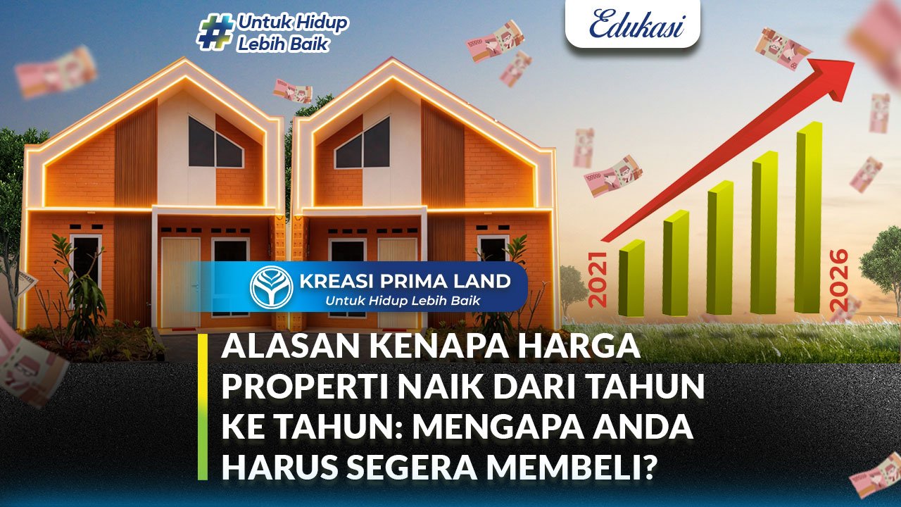 Alasan Kenapa Harga Properti Naik dari Tahun ke Tahun Mengapa Anda Harus Segera Membeli