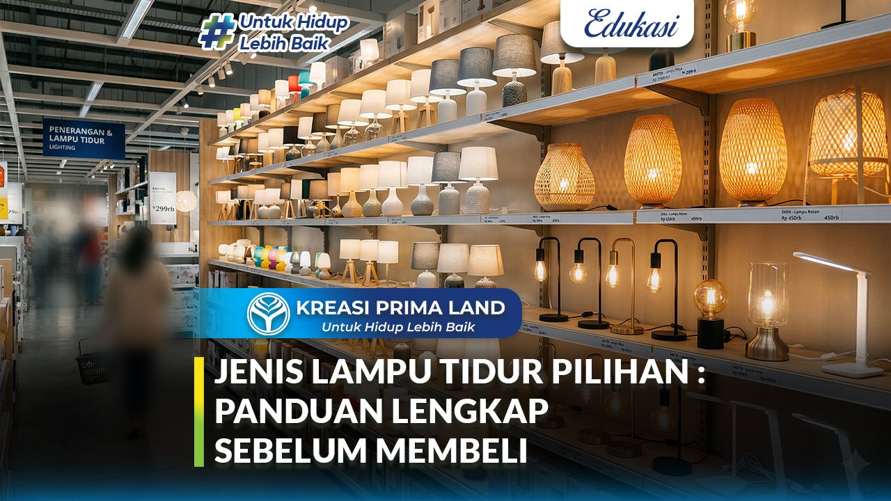 Jenis Lampu Tidur Pilihan Terbaik untuk Suasana Kamar yang Nyaman dan Estetik