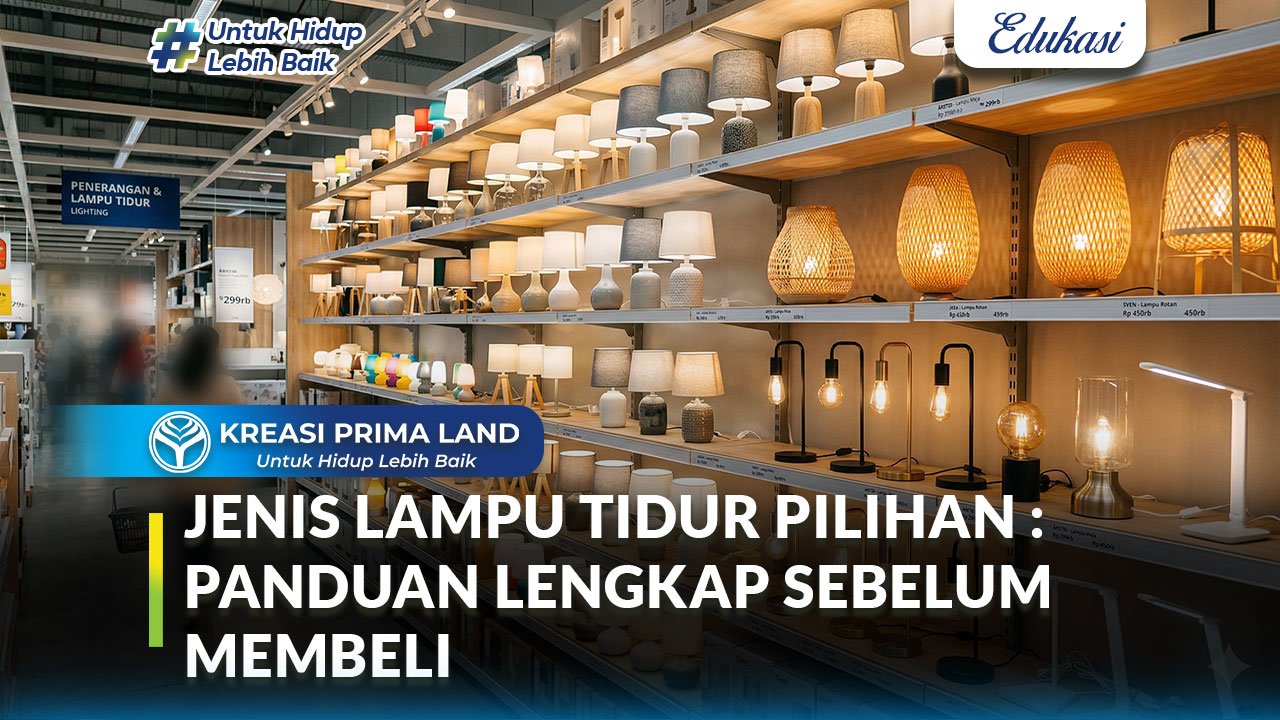 Jenis Lampu Tidur Pilihan Terbaik untuk Suasana Kamar yang Nyaman dan Estetik