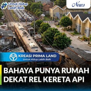 Bahaya Punya Rumah Dekat Rel Kereta Api Risiko yang Sering Diabaikan Calon Pembeli Properti