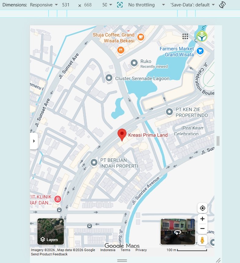 Kreasi Prima Land Google Maps Mobile