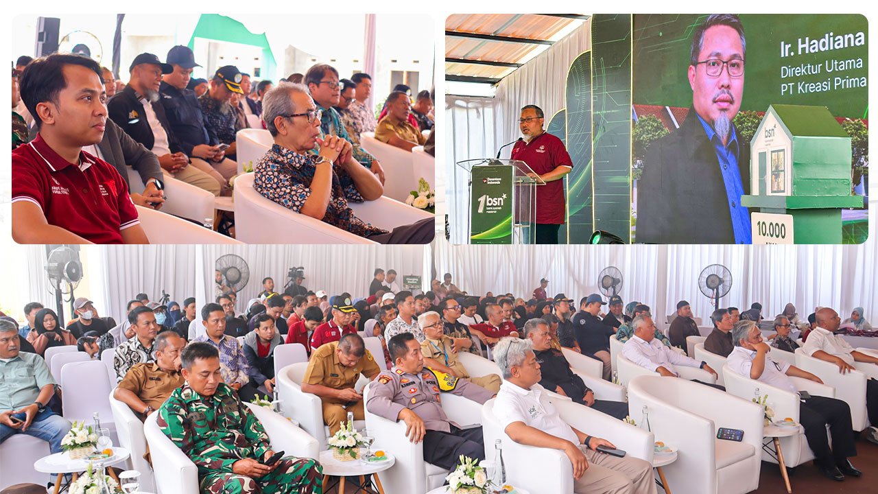 Pesona Prima 9 Cikahuripan Mulai Akad Massal Perdana, 76 Rumah Subsidi Syariah Diserahterimakan kepada BSN